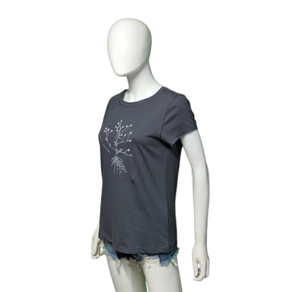 Universal Thread Charcoal Graphic Crew Neck T-Shirt M - Picture 8 of 11